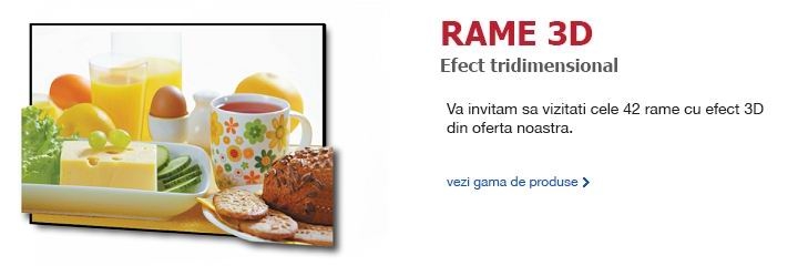 Poster 3D inramat